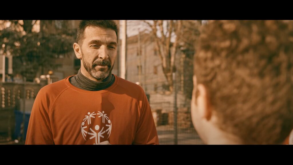 Buffon campagna Special Oyimpics